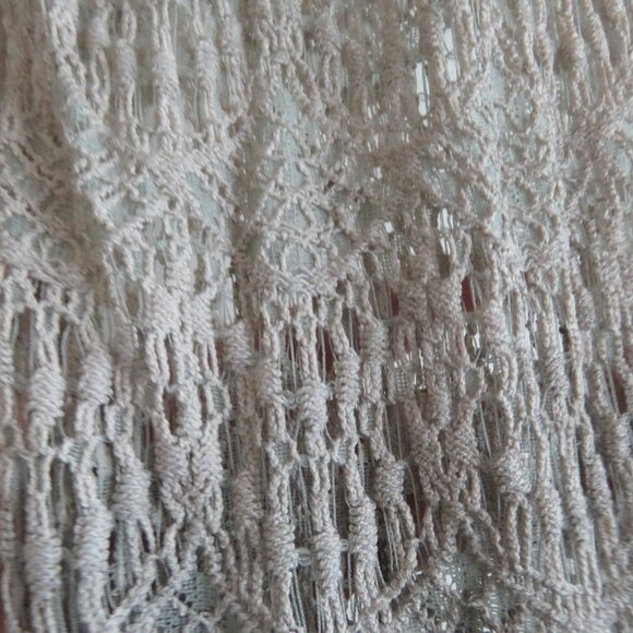 EBERJEY Free Spirit Margaux Crochet Ombre Ombre Cover Up Boho Flare Pant Sz S/M - Picture 12 of 14